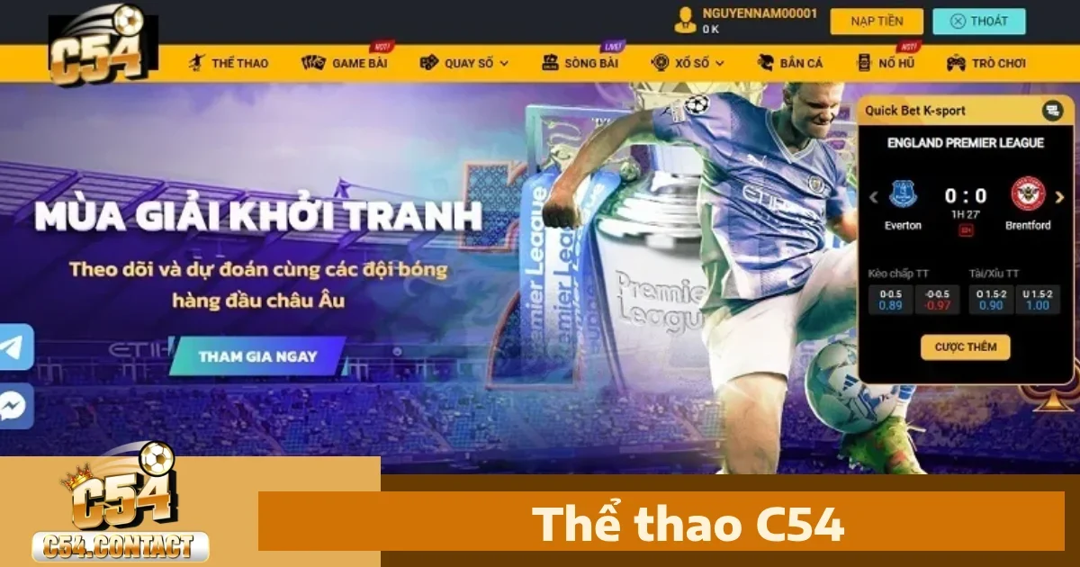 Vì sao nên chọn Thể thao C54?