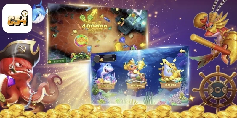 Bắn Cá Vua Hải Tặc – Cách Chơi & Mẹo Nhận Thưởng Cao 3 Những loài cá đặc biệt & boss trong game